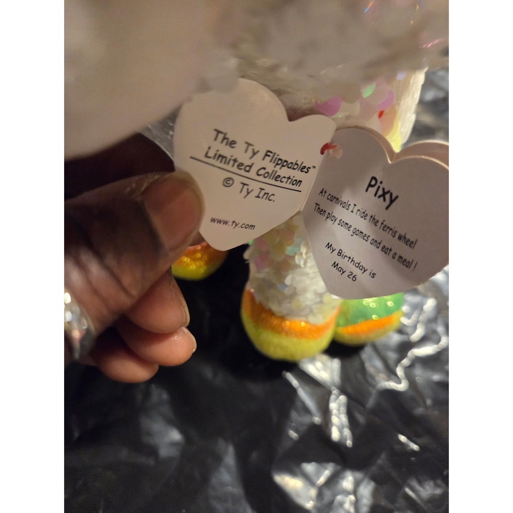 TY large white plush - Picture 2 of 3